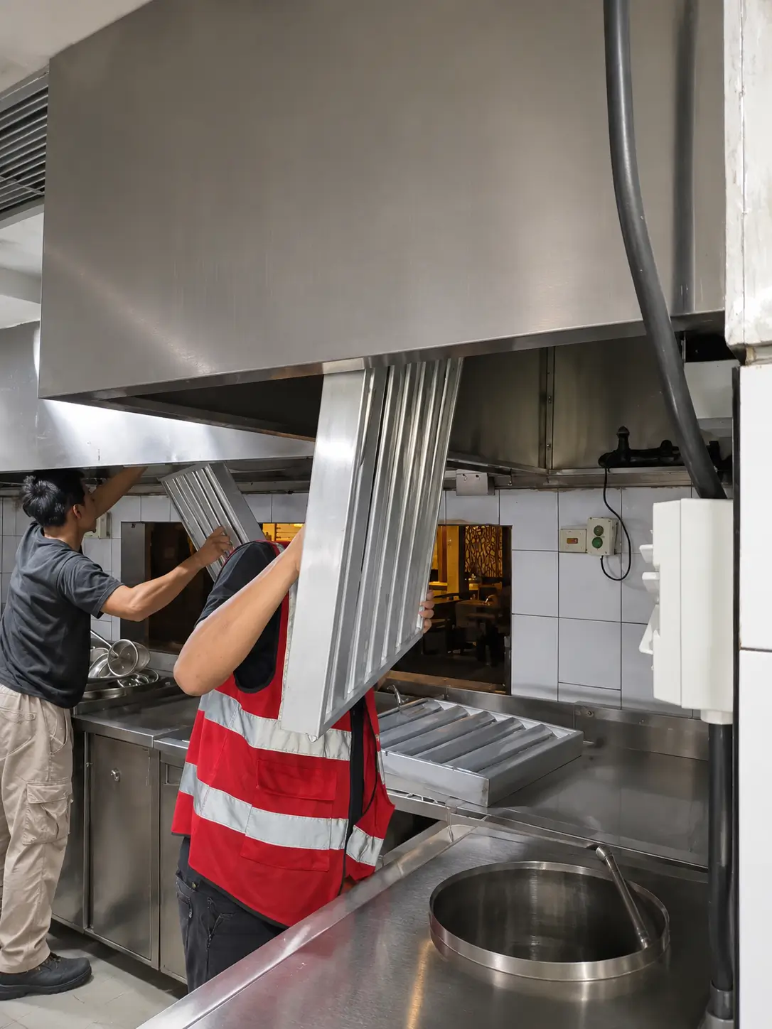 Service Hood, Fan, Ducting Restaurants Song Fa Lippo Plaza